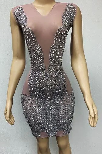 Toni Diamante Dress Halter unclassified dresses