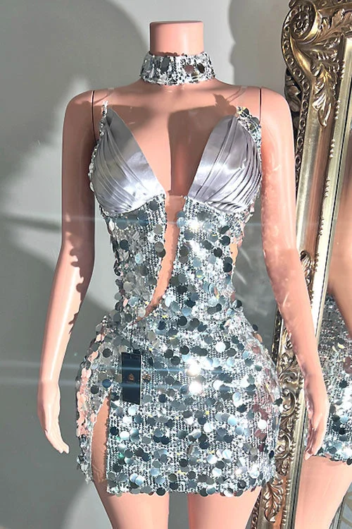 Rana Silver Dress (Ready to Ship) Plus size unclassified dresses