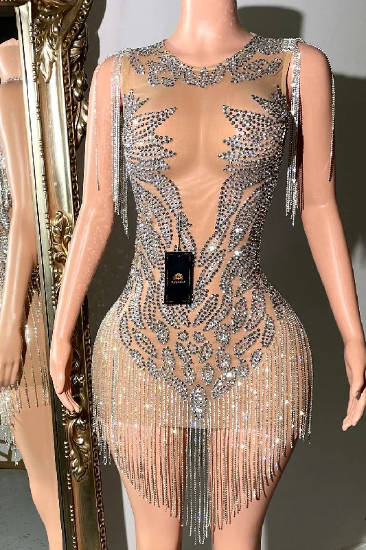 Ximena Diamante Dress Tulle unclassified dresses