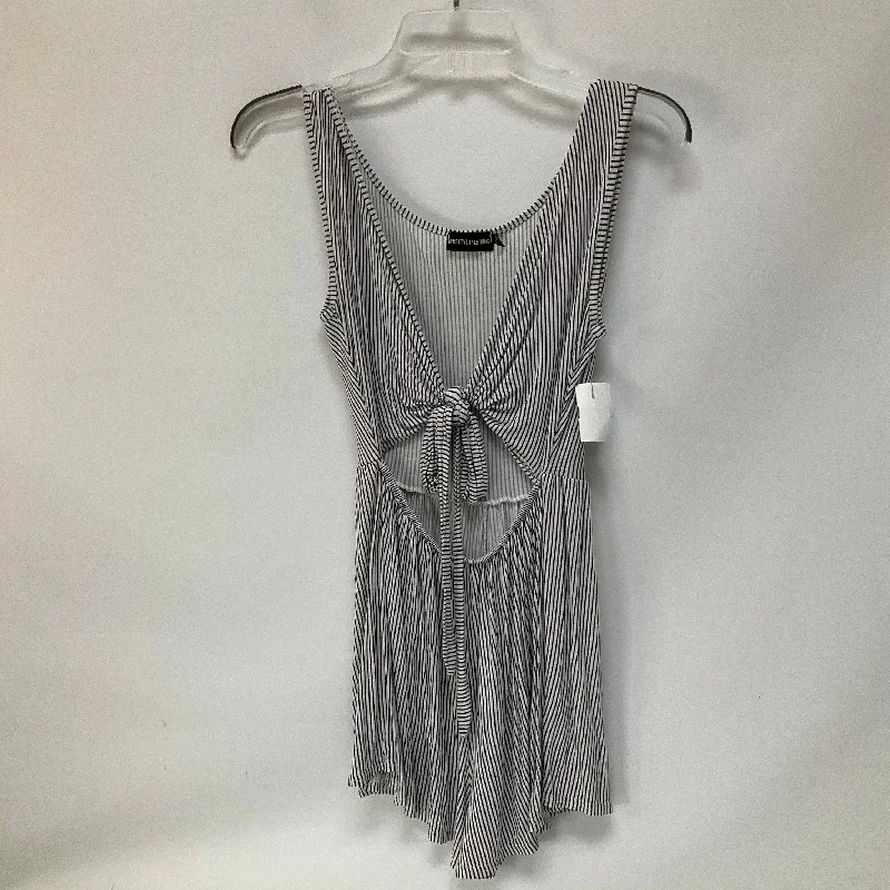 Striped Pattern Romper Pretty Little Thing, Size 6 Winter unclassified dresses