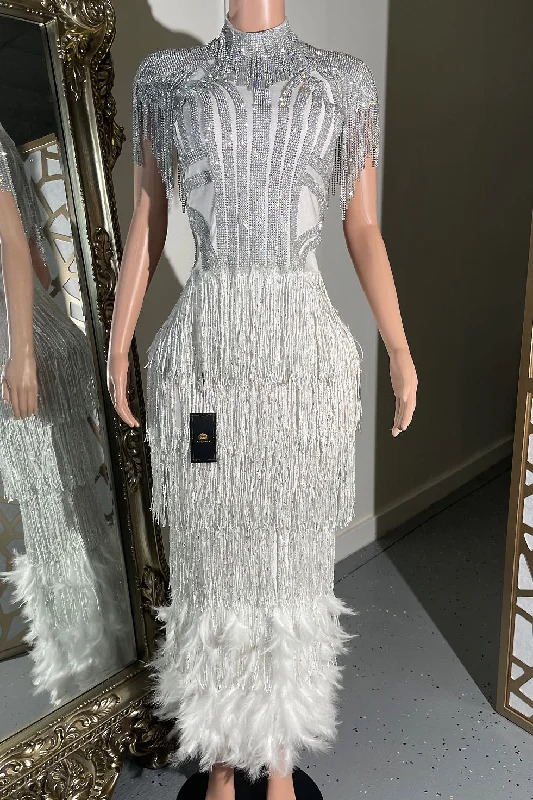 Elora Tassel Dress (Ready To Ship) Vintage unclassified dresses