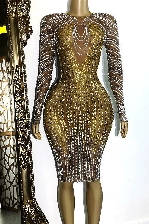 Capri Rhinestone Dress Lounge unclassified dresses