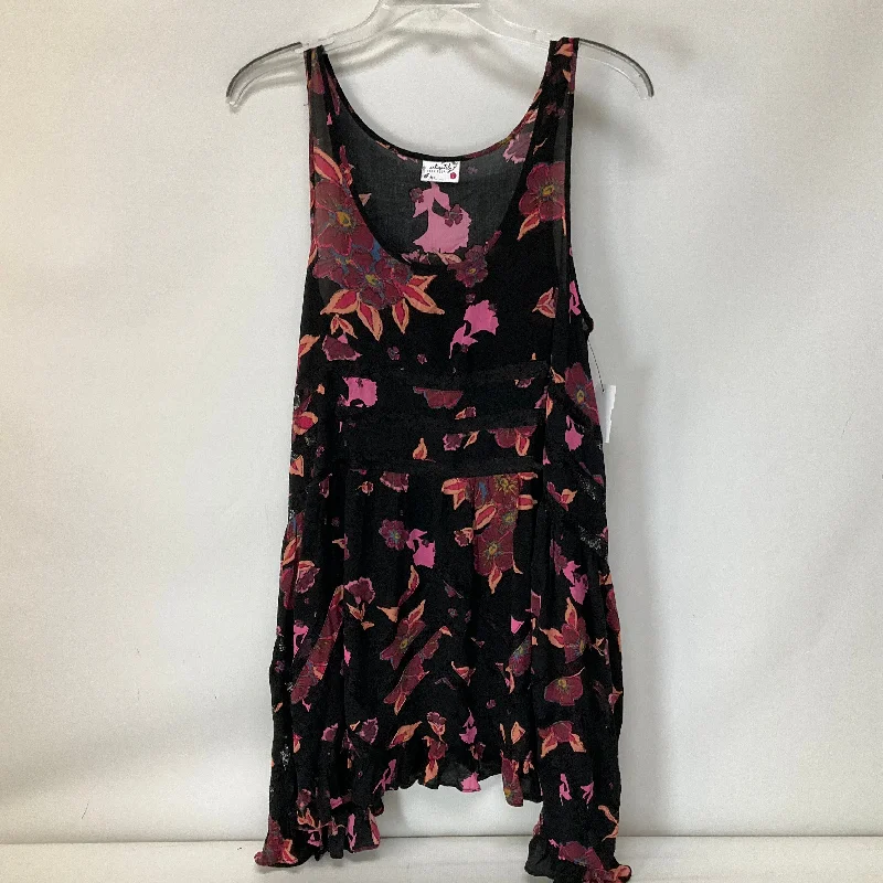 Floral Print Dress Casual Short Free People, Size S Everyday wear unclassified dresses