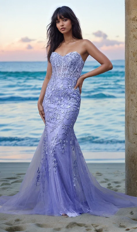Strapless Sweetheart Long Mermaid Prom Dress 7024 Summer maxi dresses